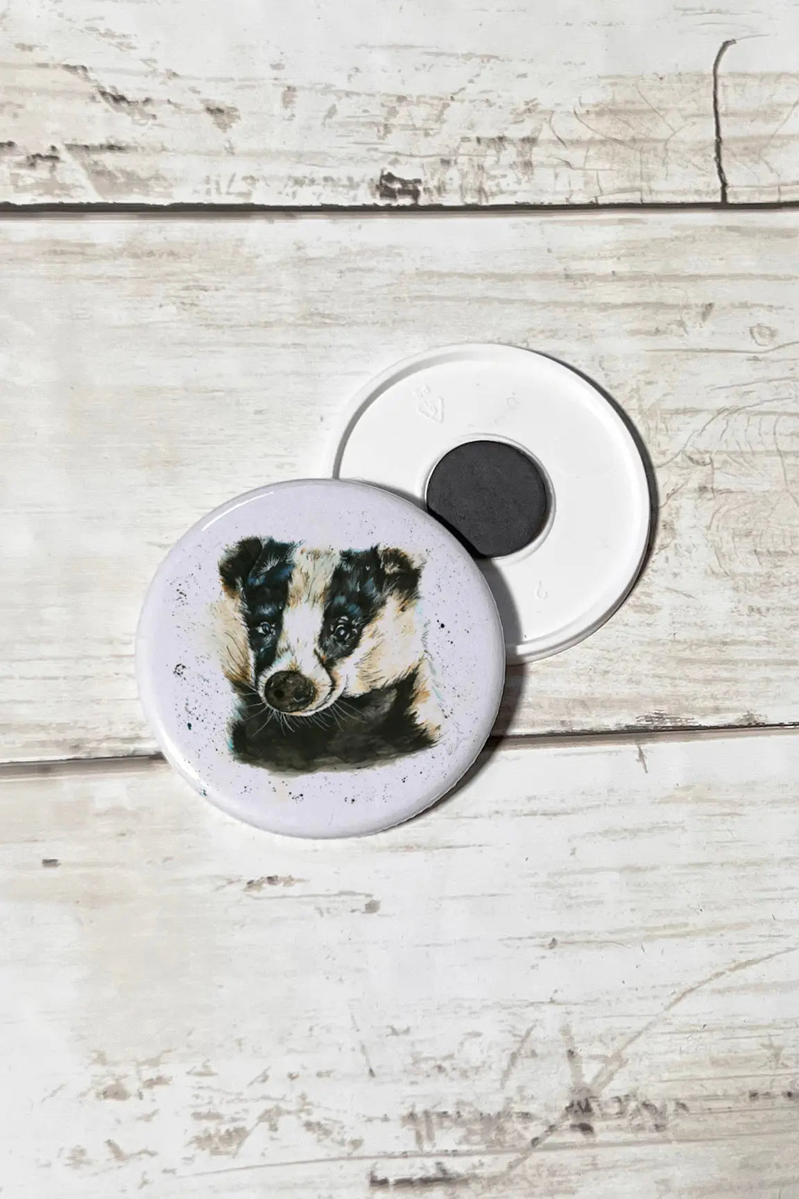 Cedric the Badger Magnet Victoria Gordon Art Trade