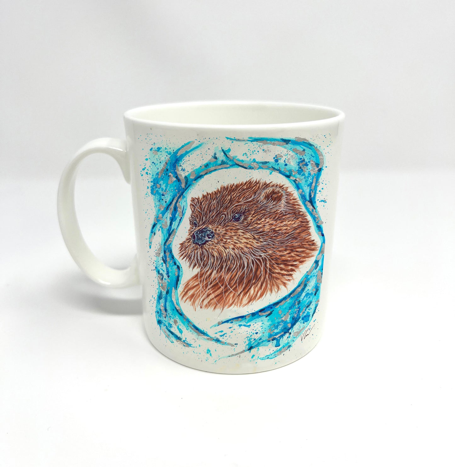 Hermy the Otter Patronus - Bone China Mug Victoria Gordon Art Trade