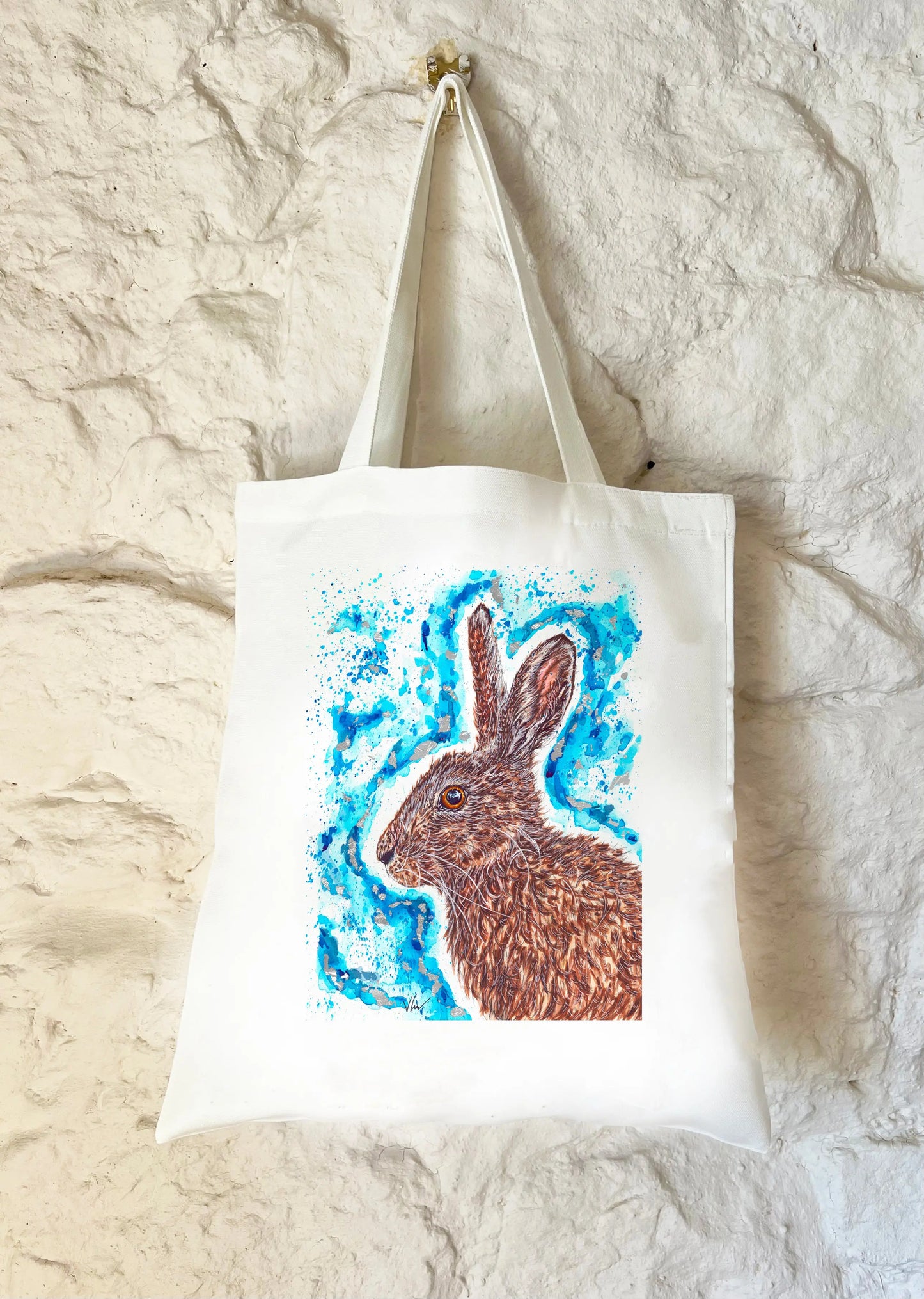 Luna the Hare Patronus Tote Bag Victoria Gordon Art Trade