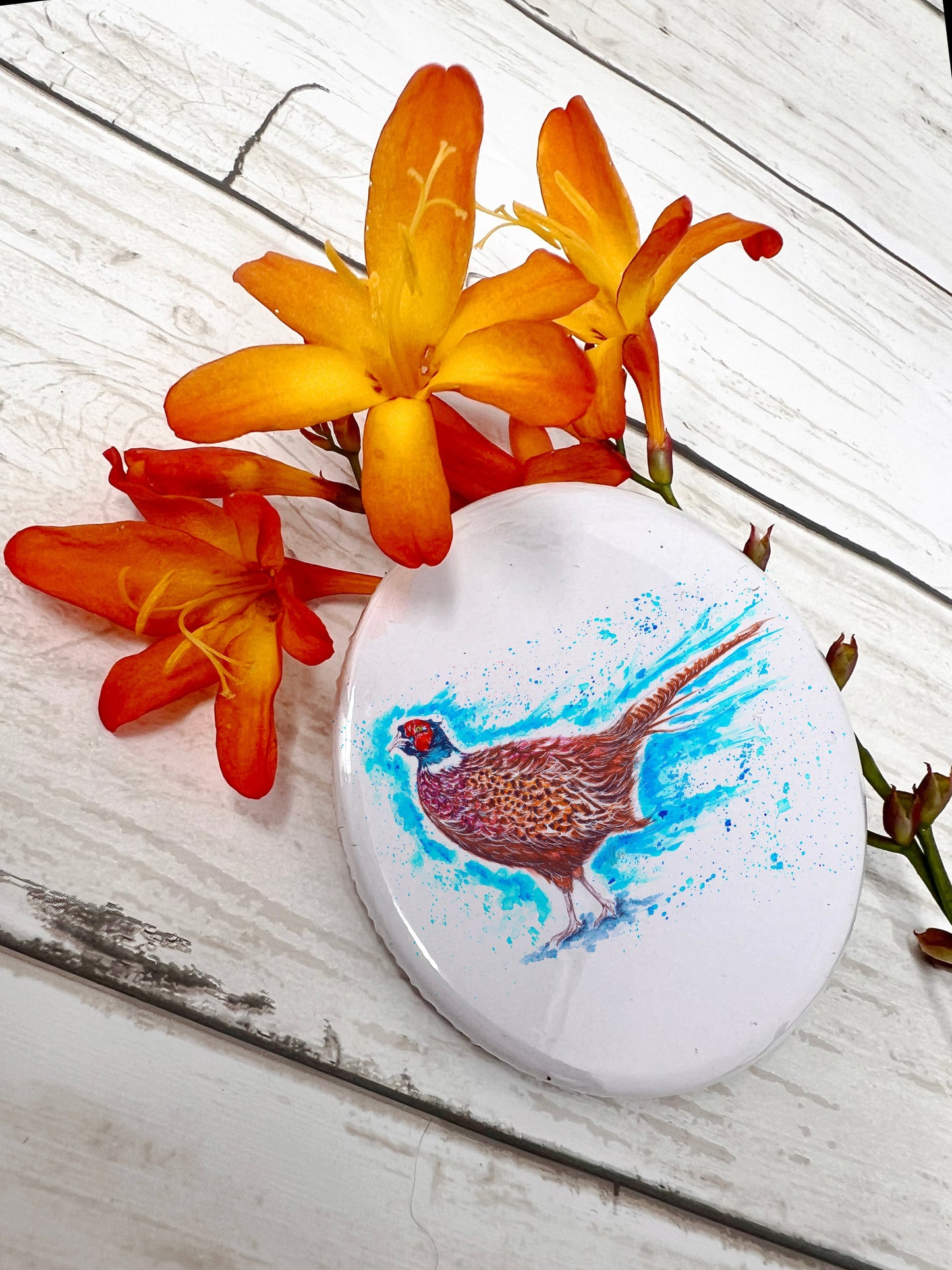 Patrick the Pheasant Magnet Victoria Gordon Art Trade