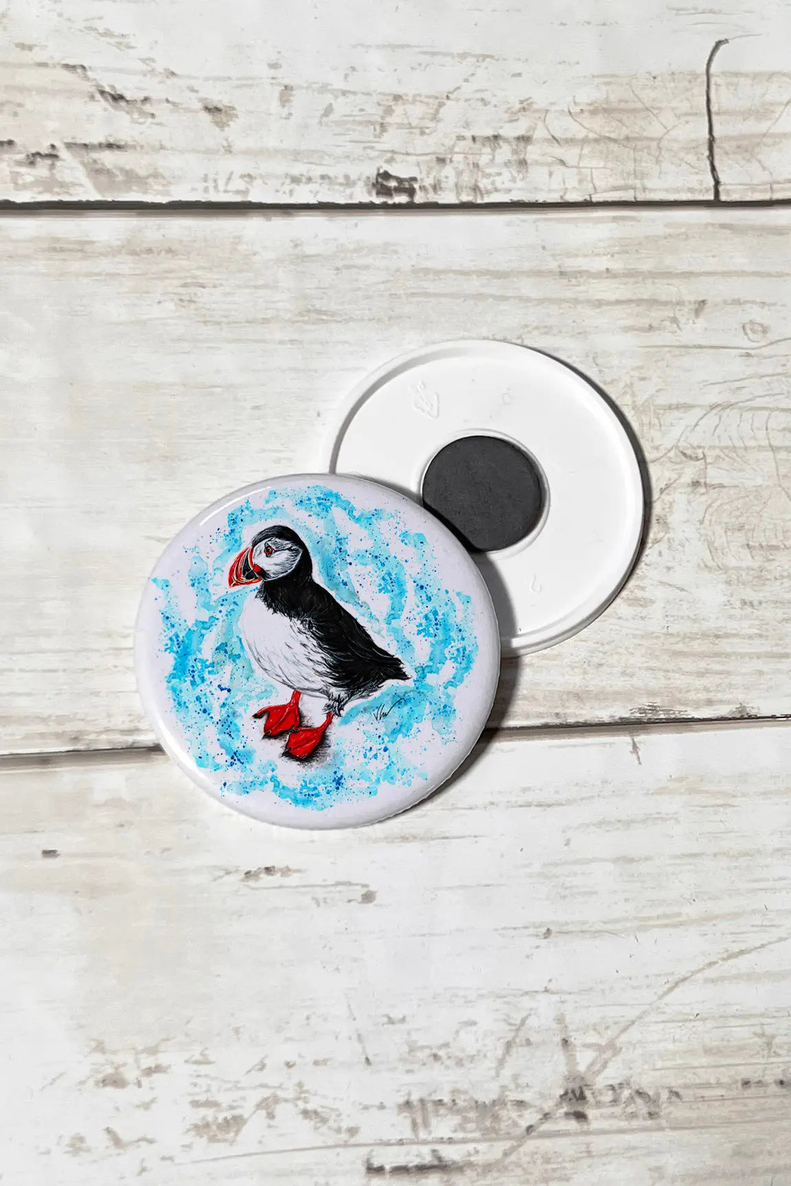 Piper the Puffin Magnet Victoria Gordon Art Trade