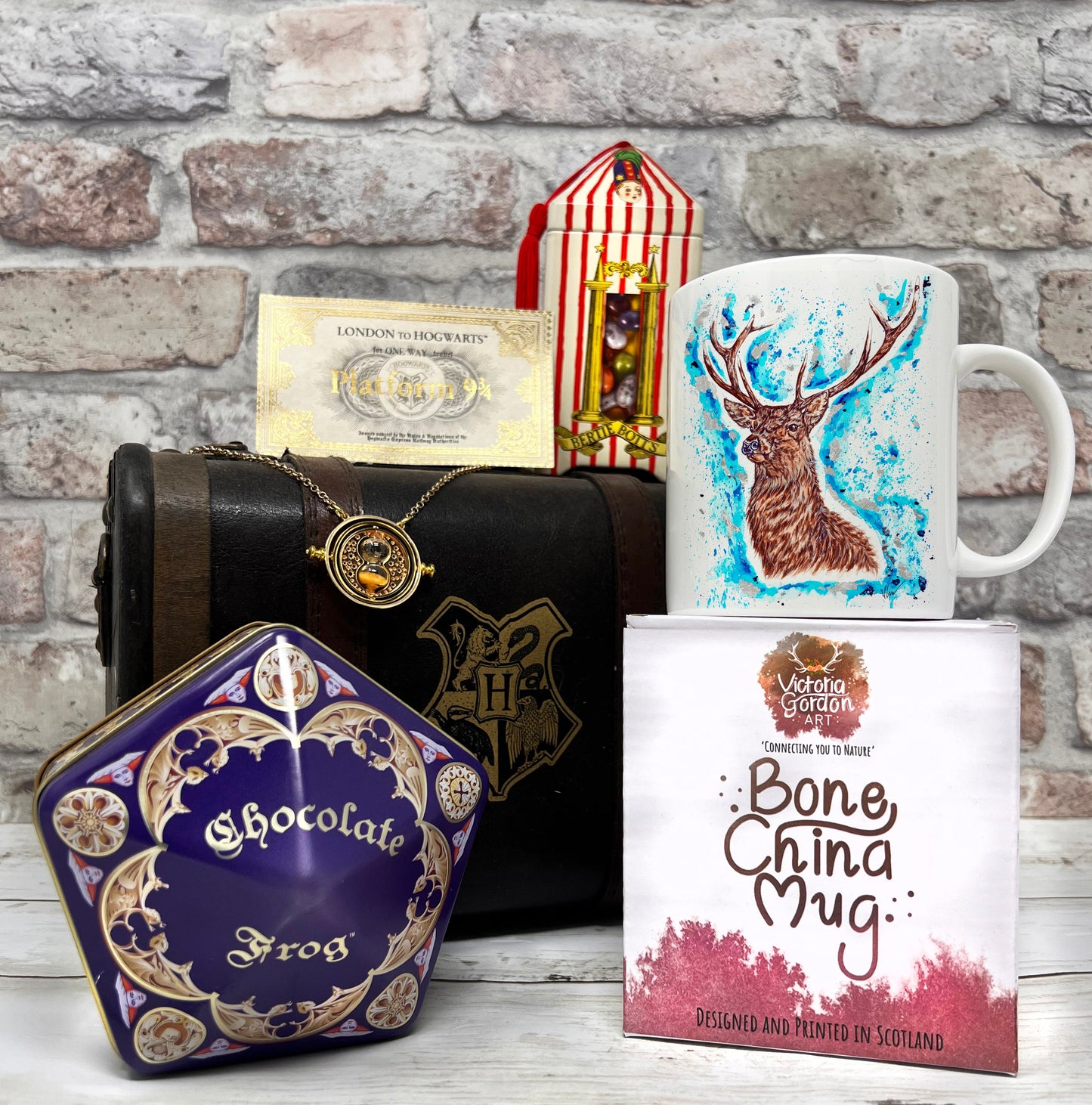 Prongs the Stag Patronus - Bone China Mug Victoria Gordon Art Trade