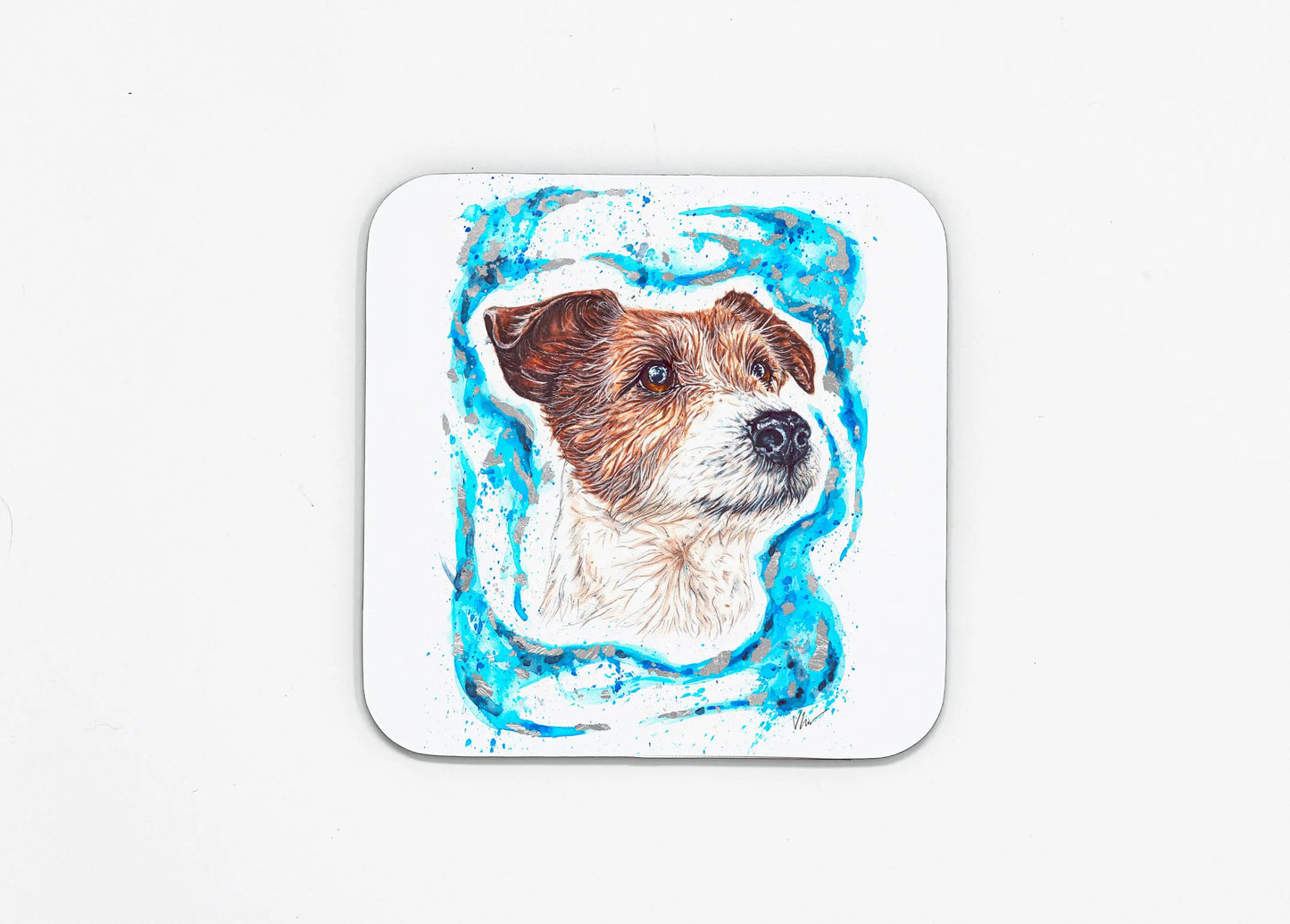 Rupert the Jack Russell Patronus Coaster Victoria Gordon Art Trade