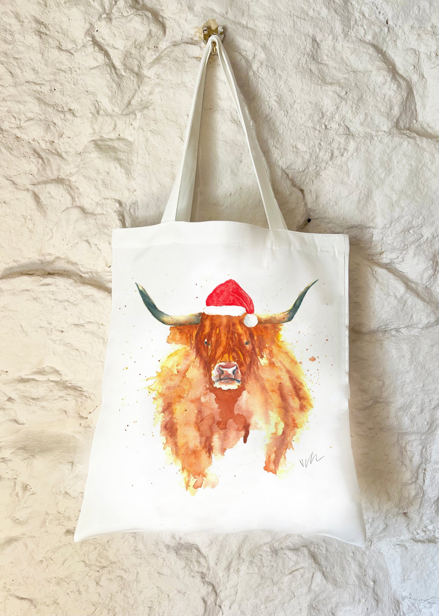 Comet the Cow Christmas Tote Bag - Seconds Sale