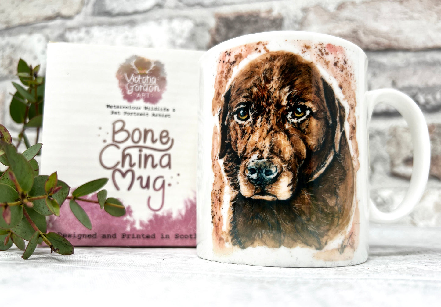 Bespoke Bone China Mug Victoria Gordon Art