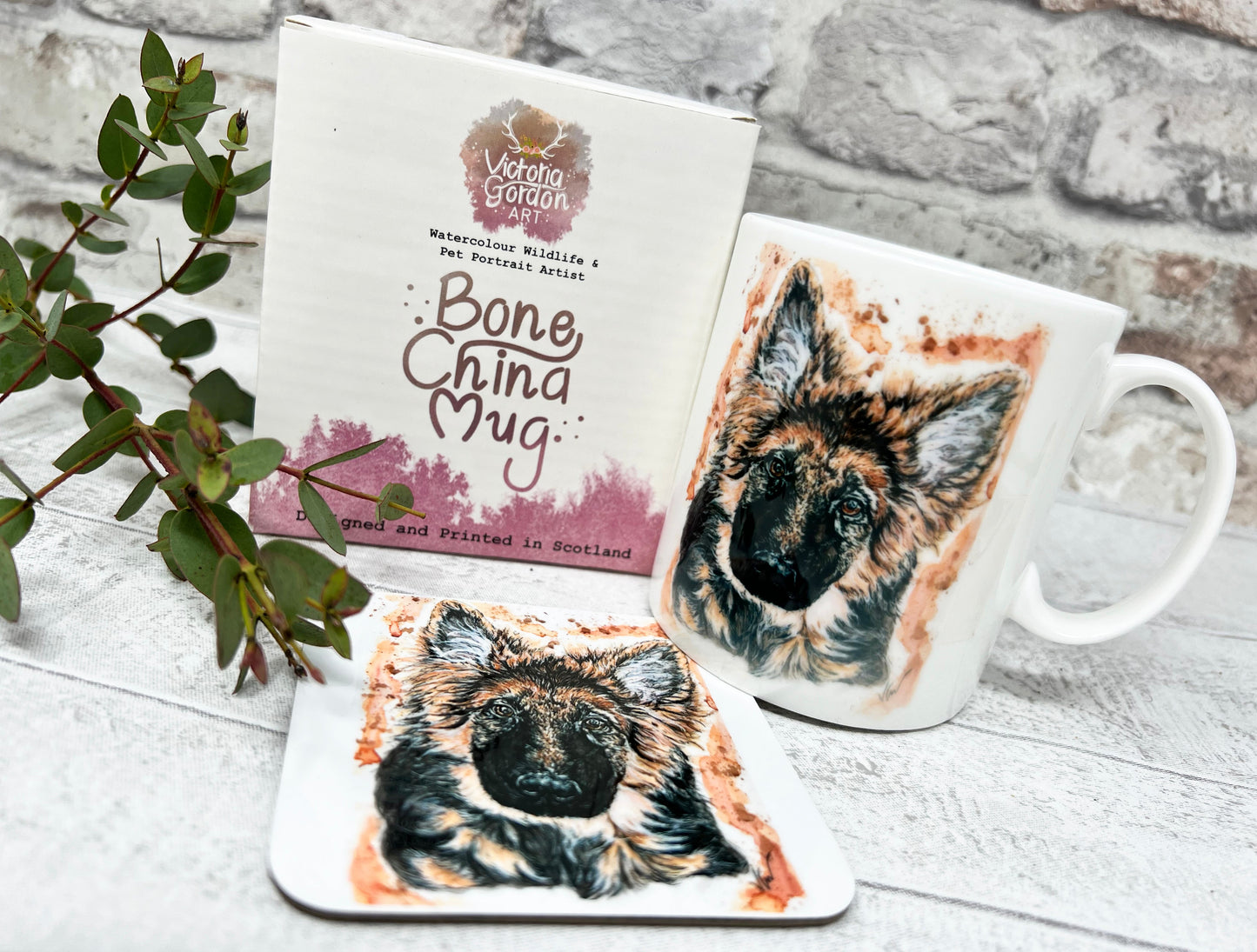 Bespoke Bone China Mug Victoria Gordon Art