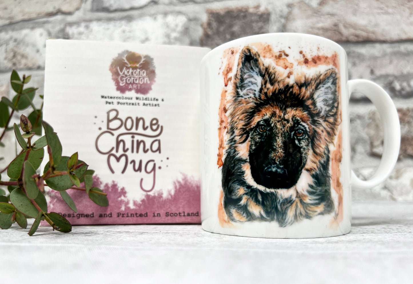 Bespoke Bone China Mug Victoria Gordon Art