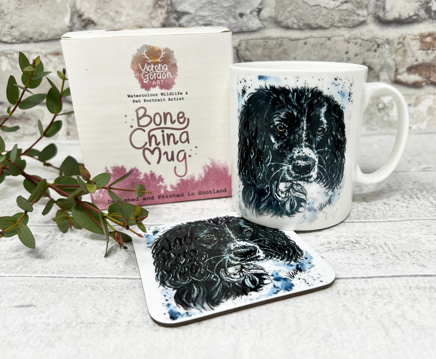 Bespoke Bone China Mug Victoria Gordon Art