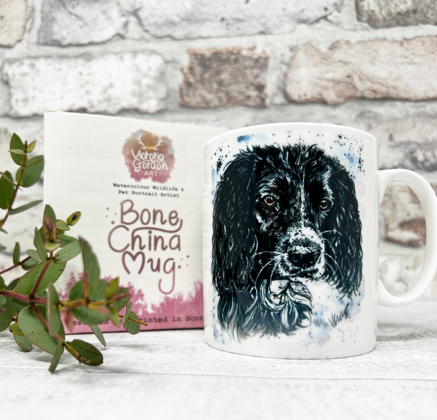 Bespoke Bone China Mug Victoria Gordon Art