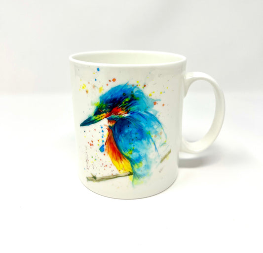 Fraser the Kingfisher Bone China Mug Victoria Gordon Art Trade