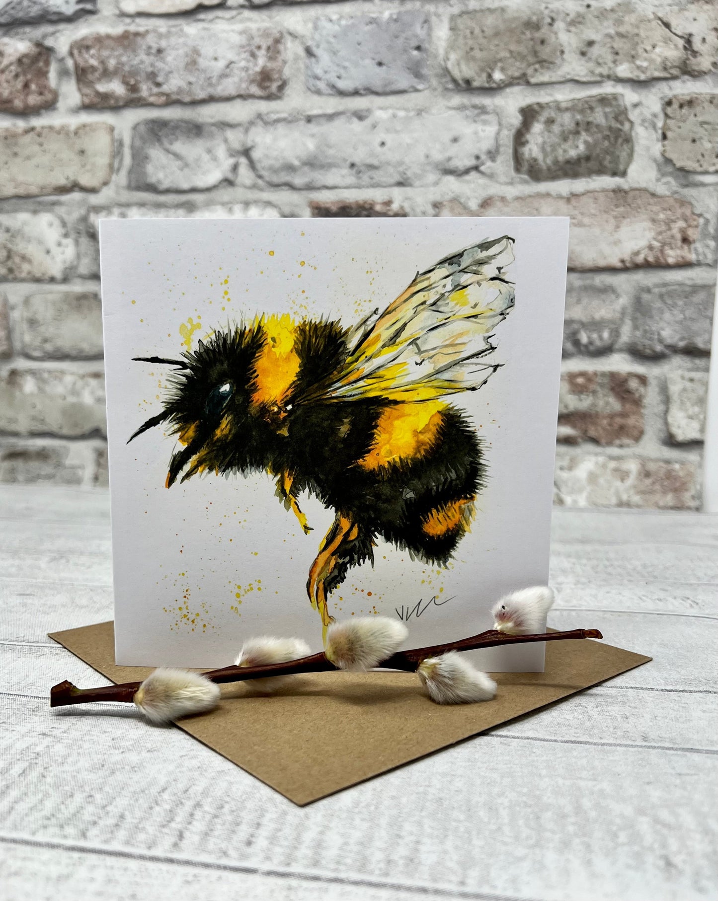 Betty the Bee Greetings Card Victoria Gordon Art Trade
