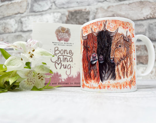 The Clan Bone China Mug Victoria Gordon Art Trade