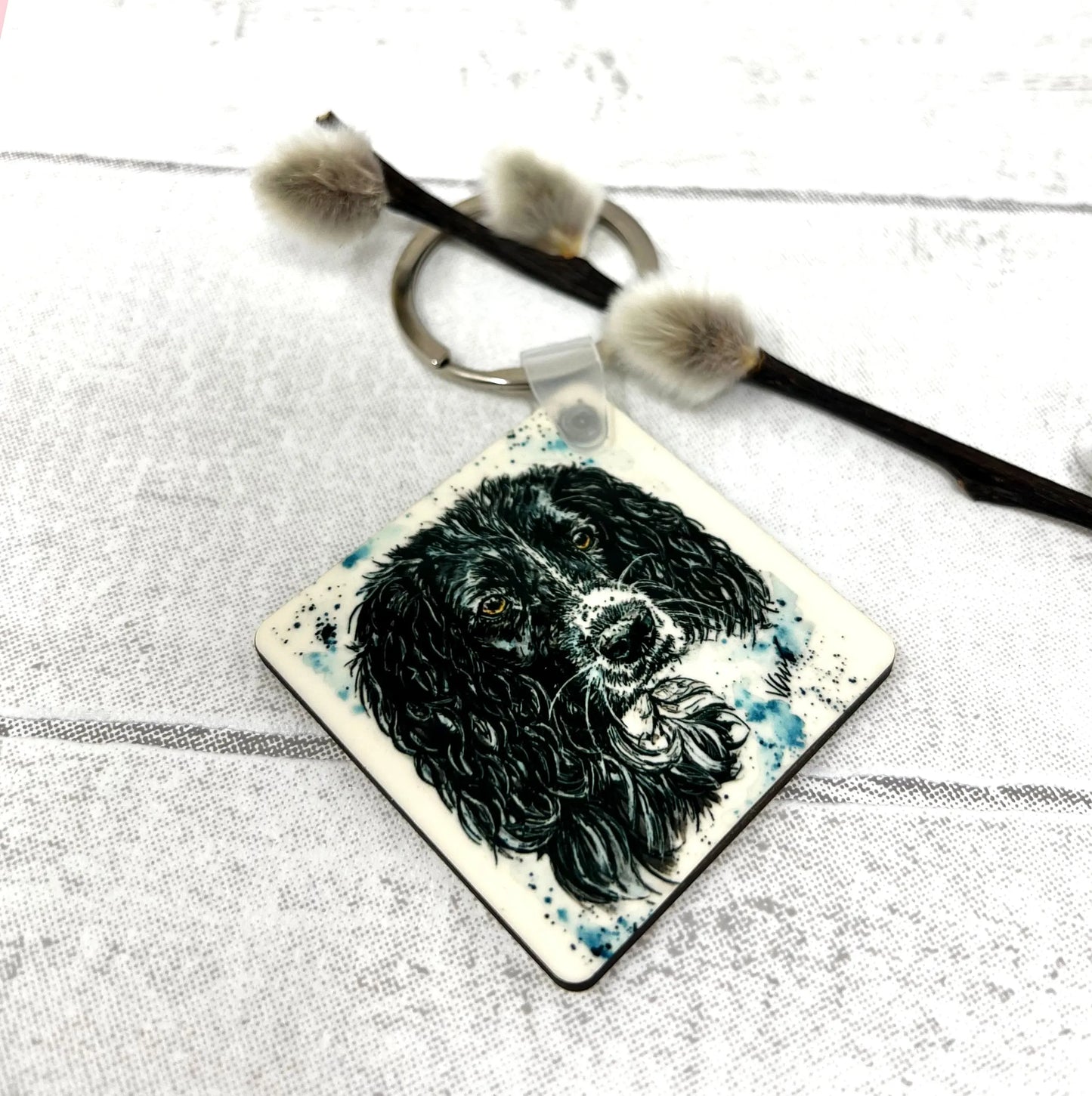 Bespoke Key Ring Victoria Gordon Art