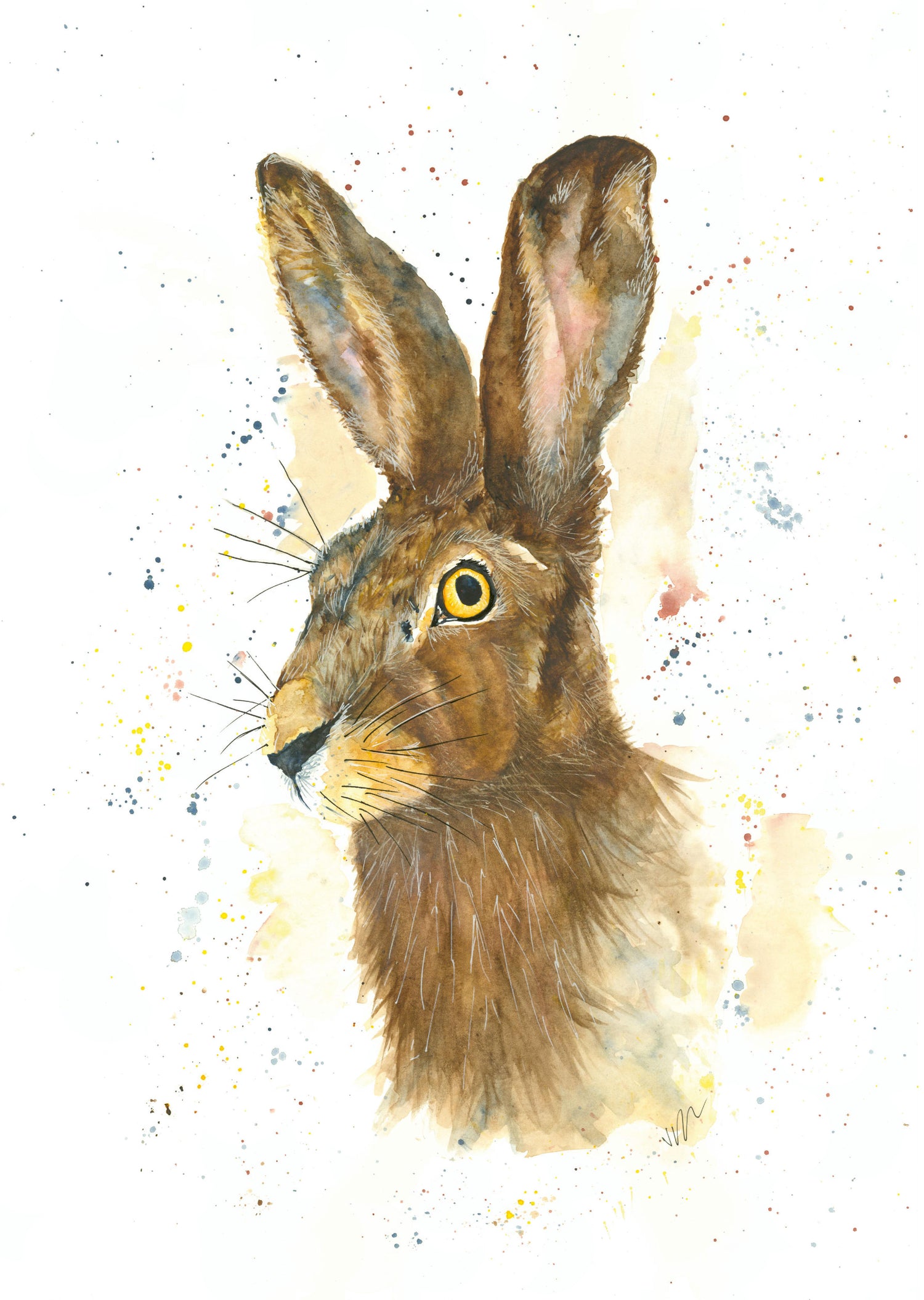 Harriet the Hare Watercolour