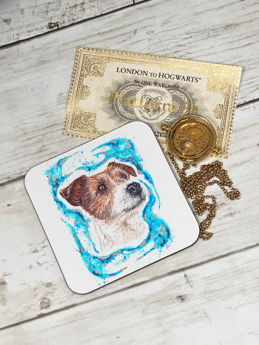 Rupert the Jack Russell Patronus Coaster