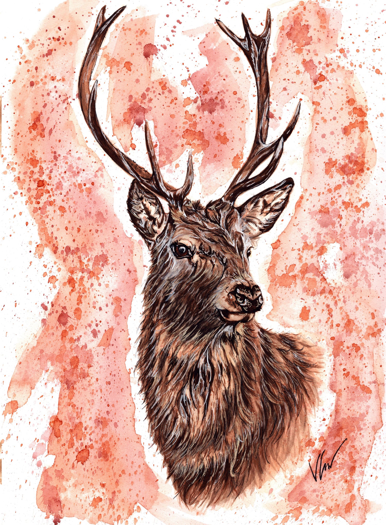 Victoria Gordon Art Stephen the Stag