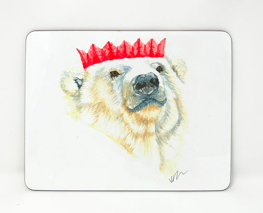 Blitzen the Bear Christmas Placemat - Seconds Sale