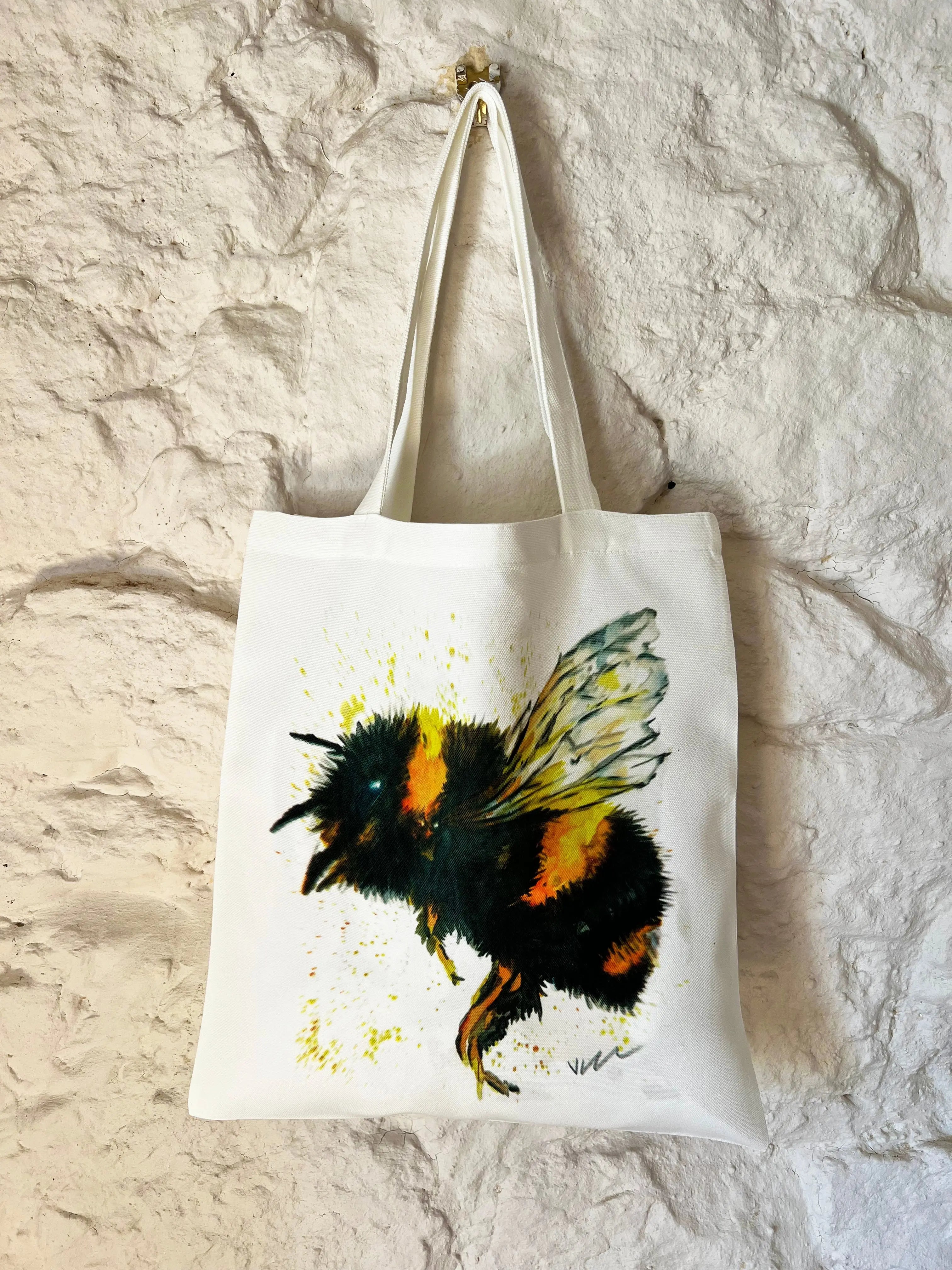 Batty Bee Betty Bee Tote Bag - Victoria Gordon Art