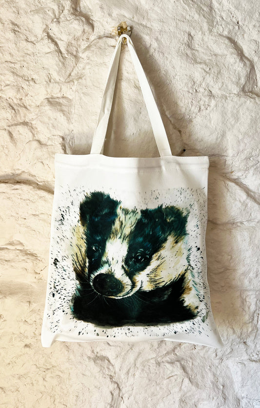 Cedric the Badger Tote Bag