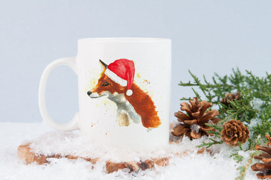 Vixen the Fox Christmas Bone China Mug - Seconds Sale