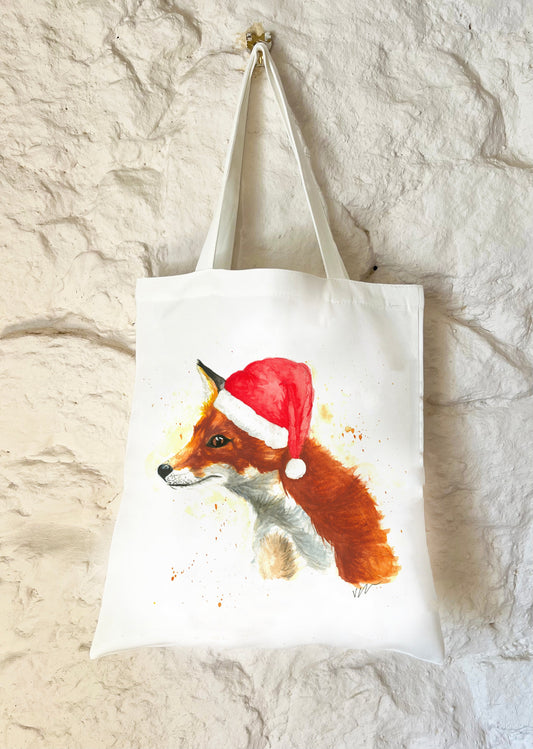 Vixen the Fox Christmas Tote Bag - Seconds Sale