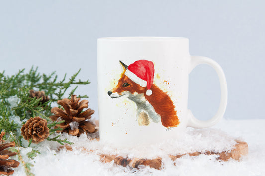 Vixen the Fox Christmas Bone China Mug - Seconds Sale