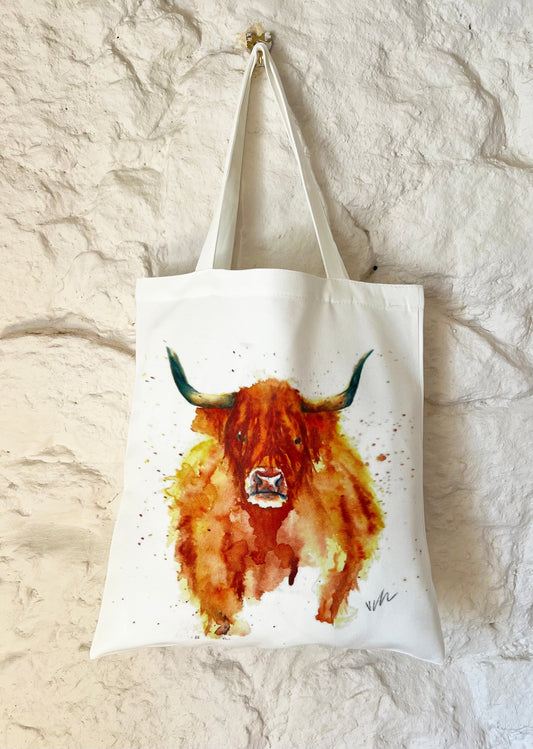 Hamish the Highland Cow Tote Bag