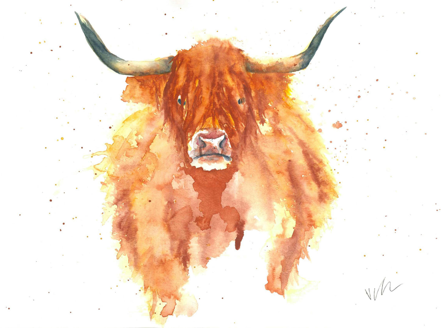 Hamish the Highland Cow Print