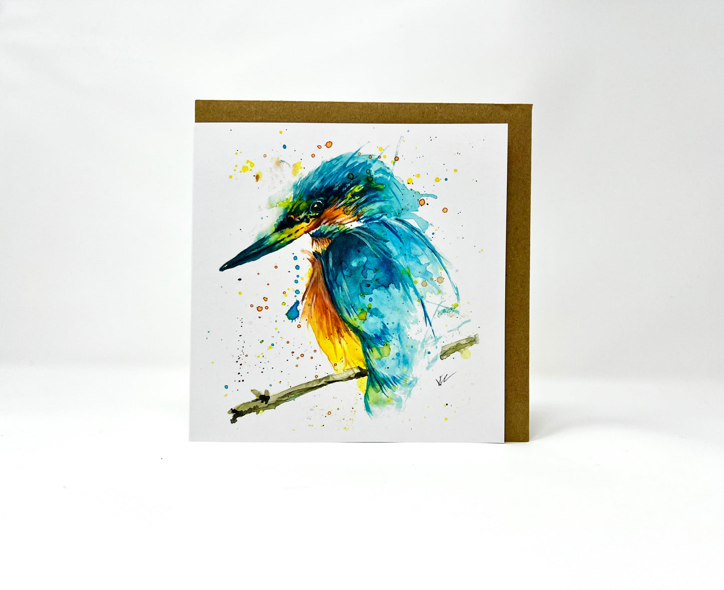 Fraser the Kingfisher Greetings Card