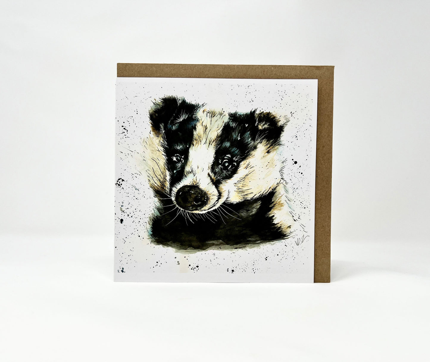 Cedric the Badger Greetings Card