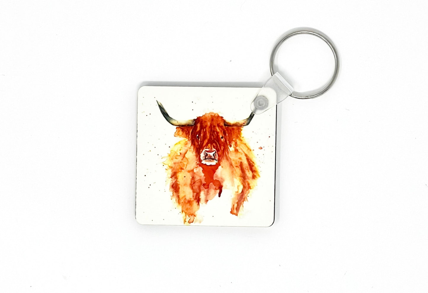 Hamish the Highland Cow Keyring