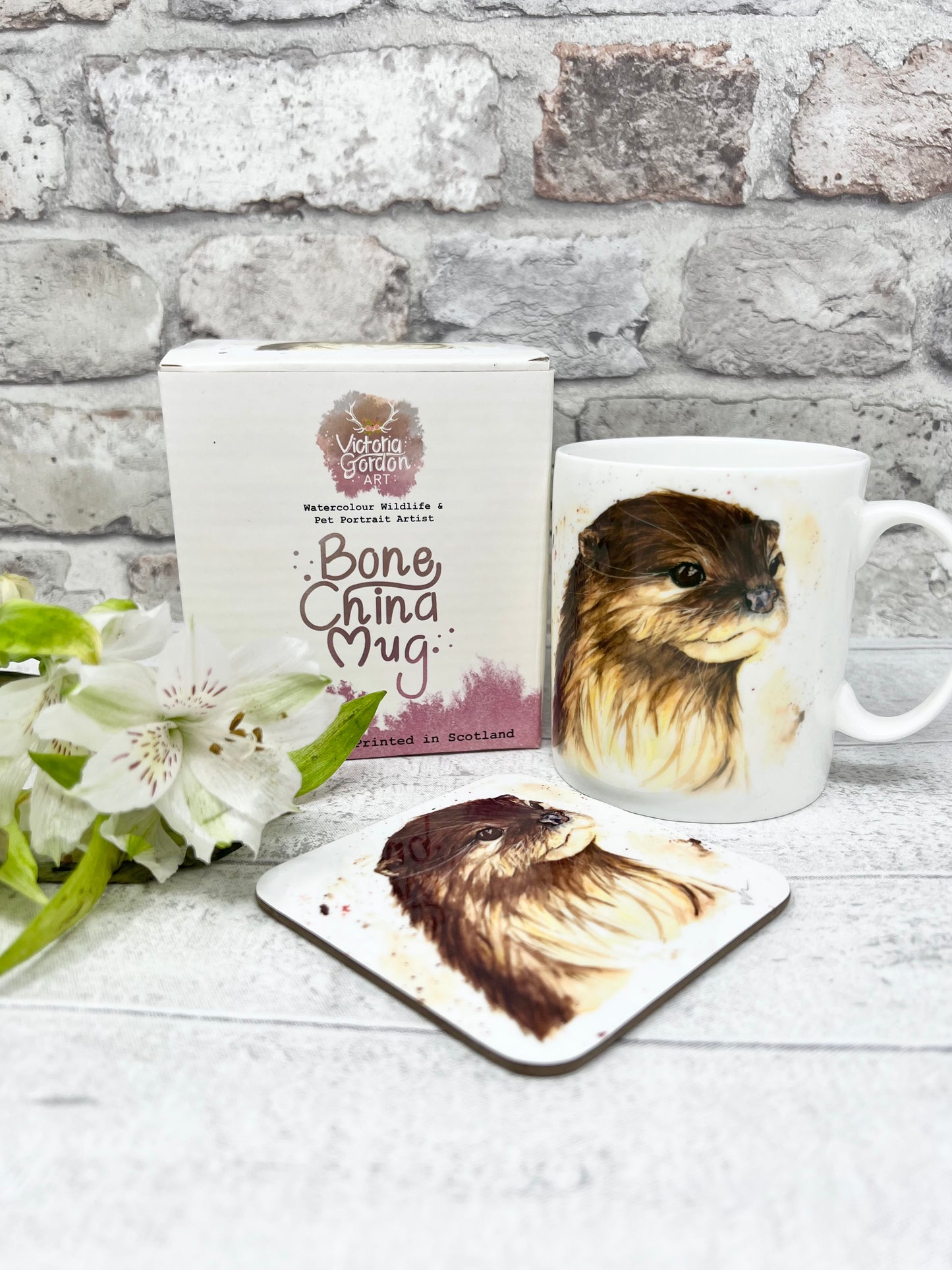Olive the Otter Bone China Mug