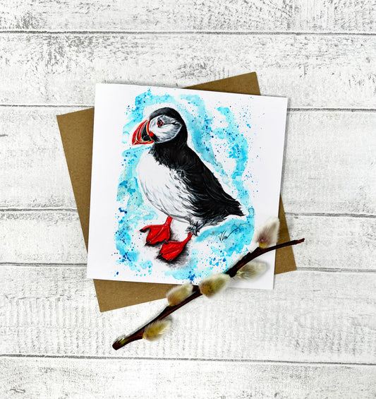 Piper The Puffin Card