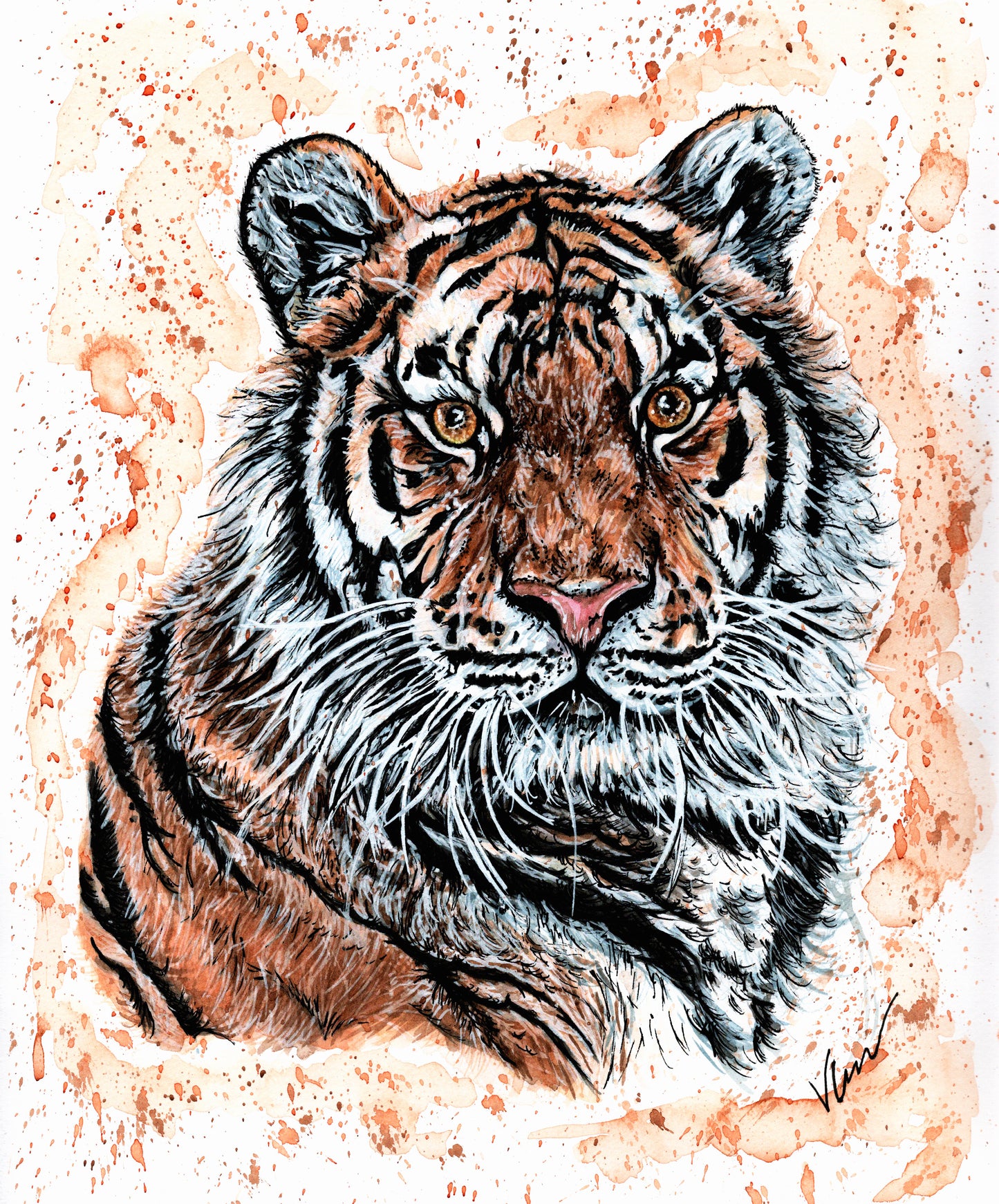 Dominika the Amur Tiger Print