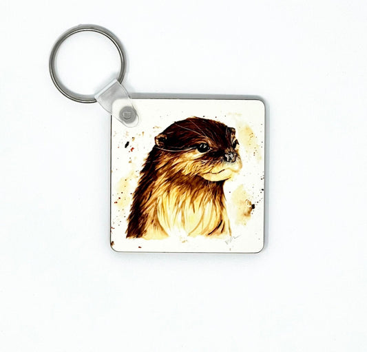 Olive the Otter Keyring